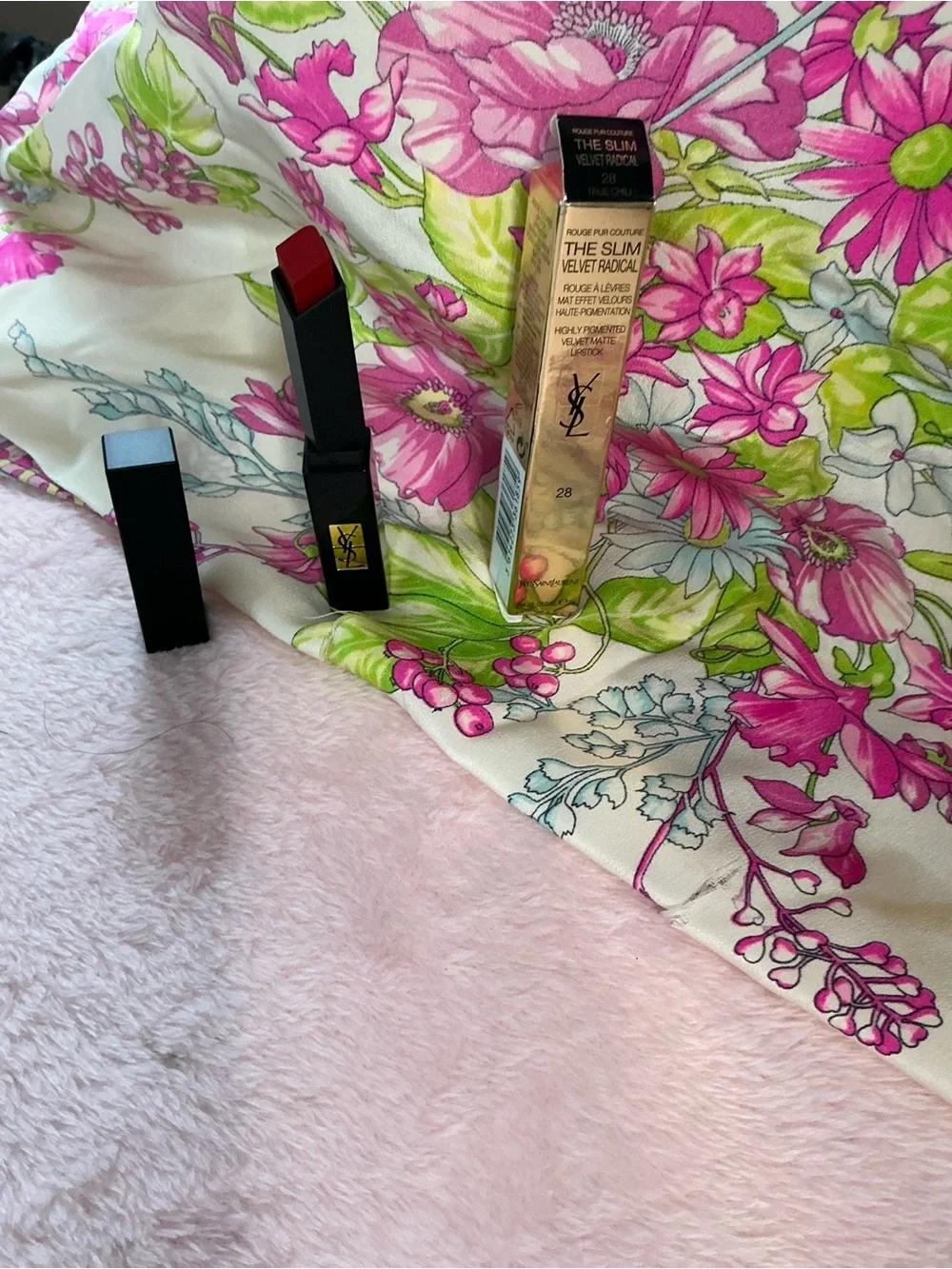YSL Rouge Pur Couture Slim Velvet Lipstick 28 True Chili New